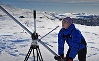 Testing new crane, 4. march 2015