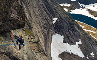 Climbing to Stetind, 13. march 2015