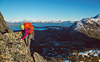 Climbing Hamarøyskaftet, 3. january 2016