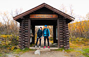Start běhu v Abisko, 21. september 2018