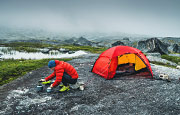 Breakfast time in Narvikfjellet, 8. september 2018